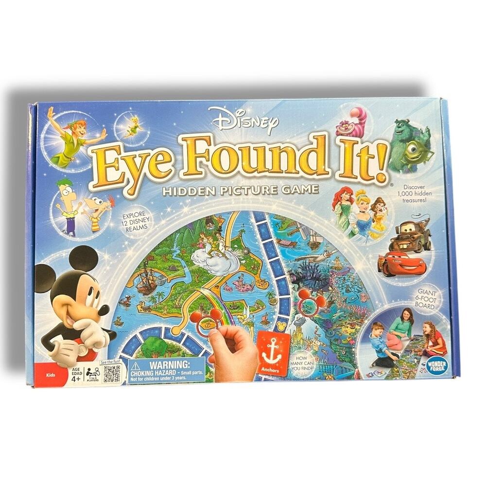 2012 Wonder Forge Disney Eye Found It! Hidden Picture Game